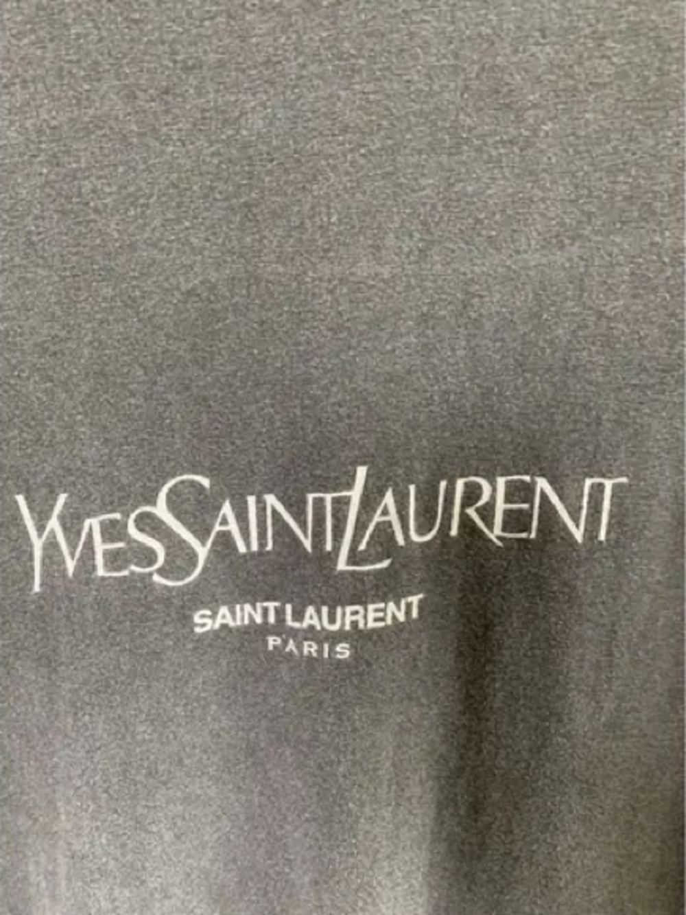 ~Yves Saint Laurent Vintage Washed Gray Crew Neck T-Shirt(NWOT)~ - Picture 4 of 6